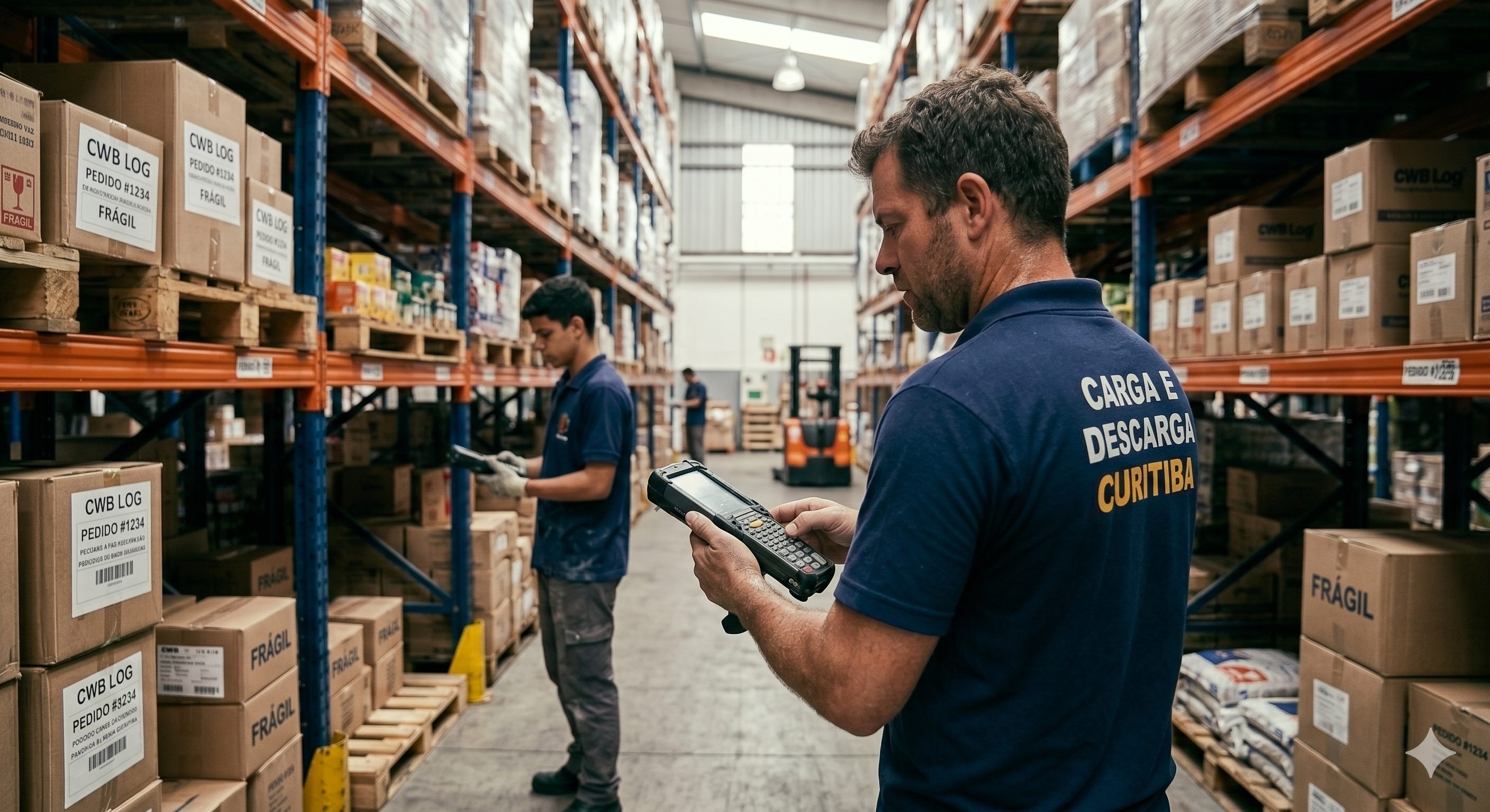 Conferência de mercadorias no estoque